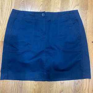 Loft 4 navy dark blue skirt